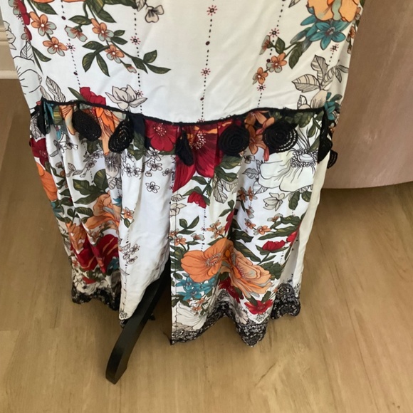 Anthropologie Farm Rio Natasha Maxi skirt western fairy boho summer hippie XS - Picture 9 of 15